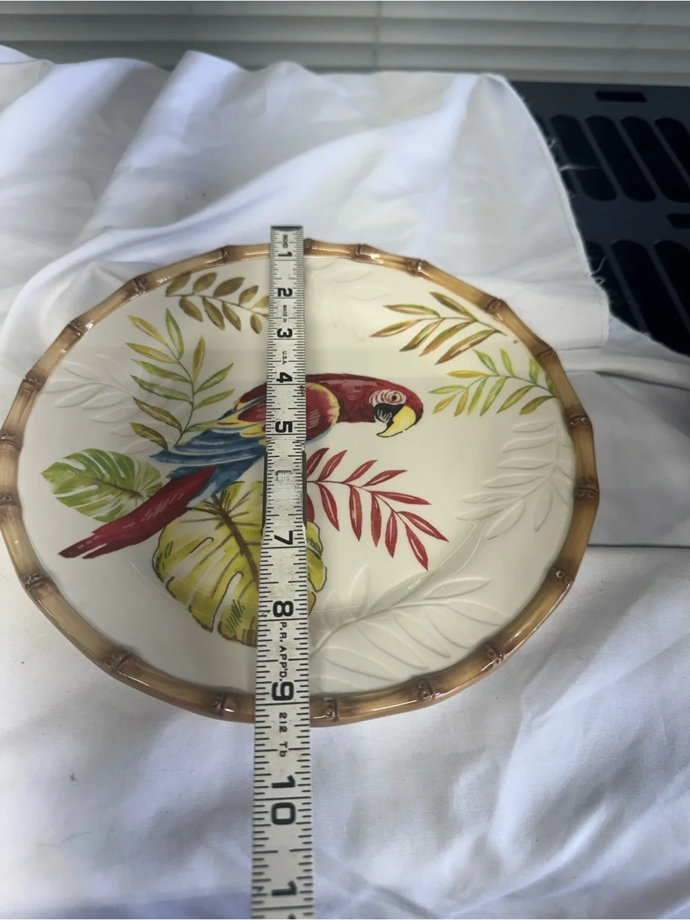 VTG Pier 1 Imports Cabana ceramic plate